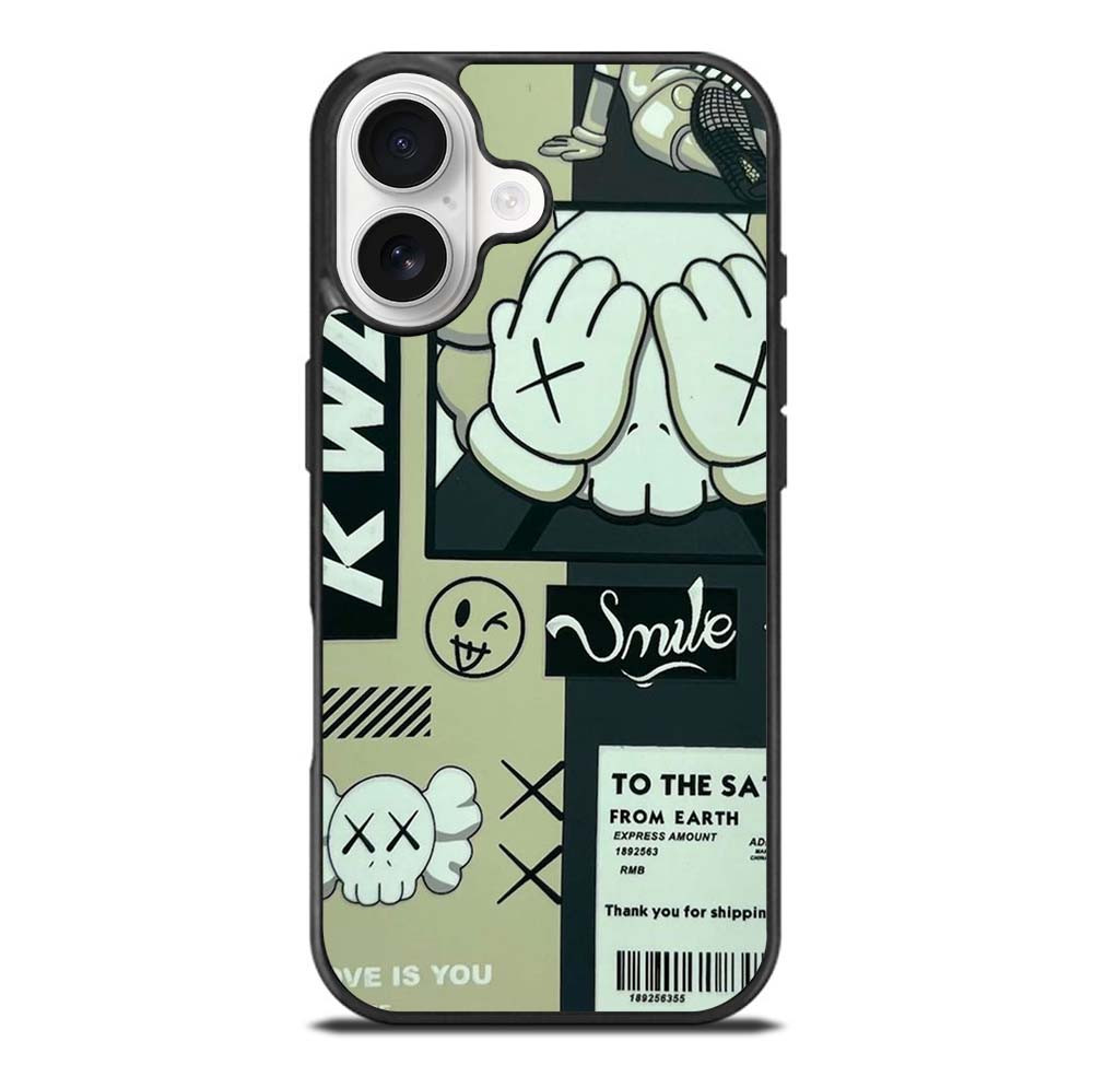 KAWS SMILE iPhone 17 Case Cover
